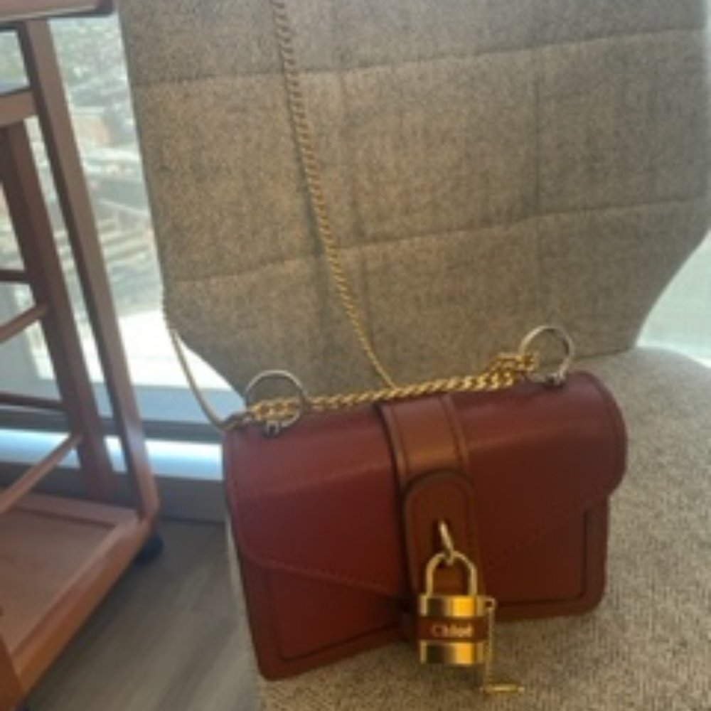 Chloe Aby Shoulder Bag Leather Small